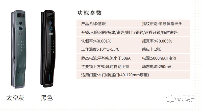 鸠江区科大方正K7慧眼智能锁 家用指纹锁