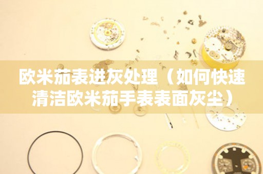  欧米茄表进灰处理（如何快速清洁欧米茄手表表面灰尘） 手表维修知识库