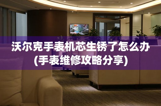 沃尔克手表机芯生锈了怎么办(手表维修攻略分享)