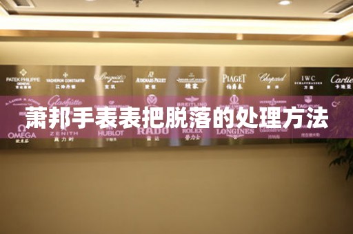  萧邦手表表把脱落的处理方法 手表维修知识库