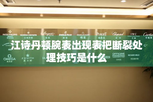  江诗丹顿腕表出现表把断裂处理技巧是什么 手表维修知识库