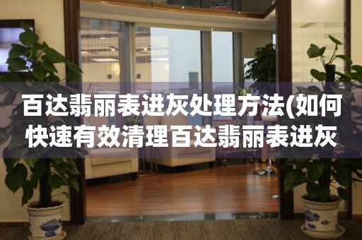  百达翡丽表进灰处理方法(如何快速有效清理百达翡丽表进灰) 手表维修知识库