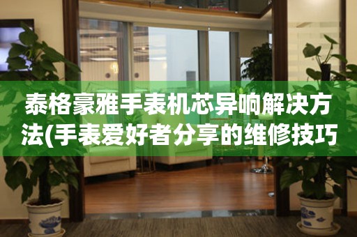  泰格豪雅手表机芯异响解决方法(手表爱好者分享的维修技巧) 手表维修知识库
