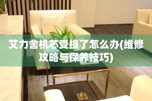  艾力舍机芯受损了怎么办(维修攻略与保养技巧) 手表维修知识库