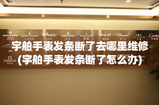  宇舶手表发条断了去哪里维修(宇舶手表发条断了怎么办) 手表维修知识库