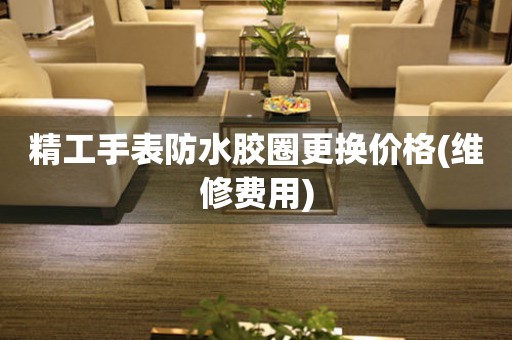  精工手表防水胶圈更换价格(维修费用) 手表维修知识库