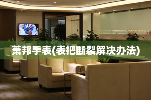 萧邦手表(表把断裂解决办法) 手表维修知识库