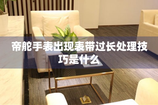  帝舵手表出现表带过长处理技巧是什么 手表维修知识库