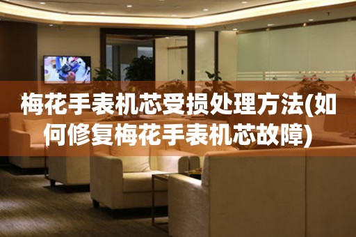 梅花手表机芯受损处理方法(如何修复梅花手表机芯故障) 手表维修知识库