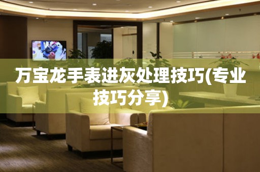  万宝龙手表进灰处理技巧(专业技巧分享) 手表维修知识库
