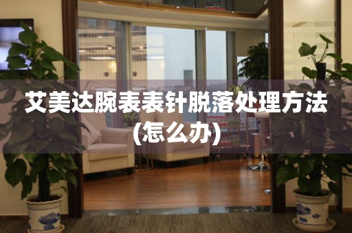  艾美达腕表表针脱落处理方法(怎么办) 手表维修知识库