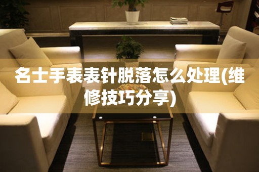  名士手表表针脱落怎么处理(维修技巧分享) 手表维修知识库