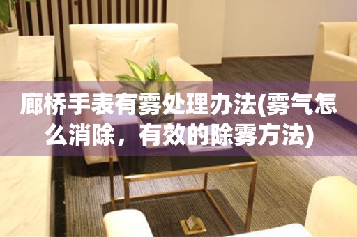 廊桥手表有雾处理办法(雾气怎么消除，有效的除雾方法)