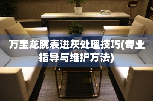 永安万宝龙腕表进灰处理技巧(专业指导与维护方法)