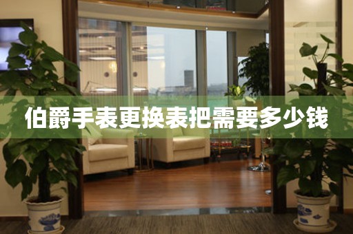  伯爵手表更换表把需要多少钱 手表维修知识库