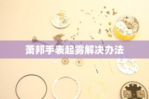 萧邦手表起雾解决办法