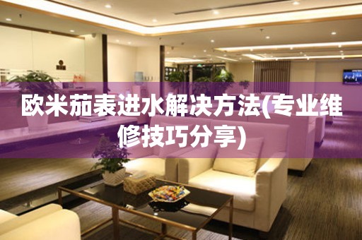  欧米茄表进水解决方法(专业维修技巧分享) 手表维修知识库