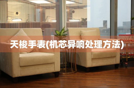  天梭手表(机芯异响处理方法) 手表维修知识库