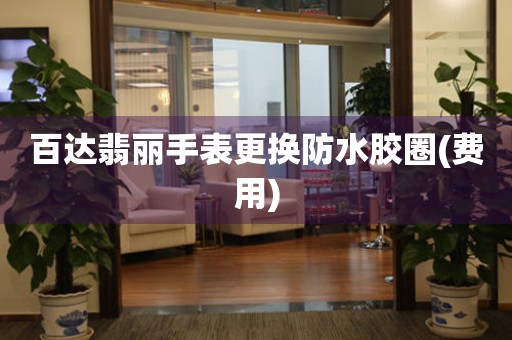  百达翡丽手表更换防水胶圈(费用) 手表维修知识库