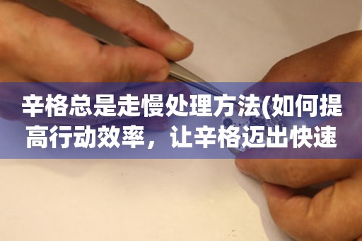  辛格总是走慢处理方法(如何提高行动效率，让辛格迈出快速步伐) 手表维修知识库