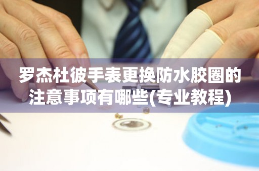  罗杰杜彼手表更换防水胶圈的注意事项有哪些(专业教程) 手表维修知识库