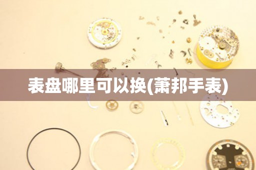  表盘哪里可以换(萧邦手表) 手表维修知识库