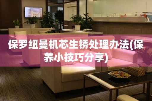  保罗纽曼机芯生锈处理办法(保养小技巧分享) 手表维修知识库