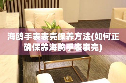  海鸥手表表壳保养方法(如何正确保养海鸥手表表壳) 手表维修知识库