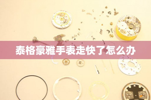  泰格豪雅手表走快了怎么办 手表维修知识库