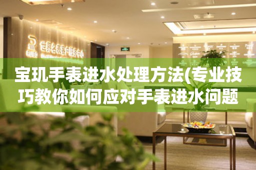  宝玑手表进水处理方法(专业技巧教你如何应对手表进水问题) 手表维修知识库