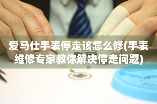  爱马仕手表停走该怎么修(手表维修专家教你解决停走问题) 手表维修知识库