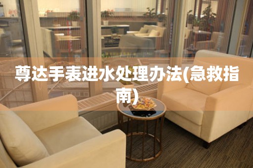  尊达手表进水处理办法(急救指南) 手表维修知识库