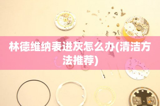  林德维纳表进灰怎么办(清洁方法推荐) 手表维修知识库
