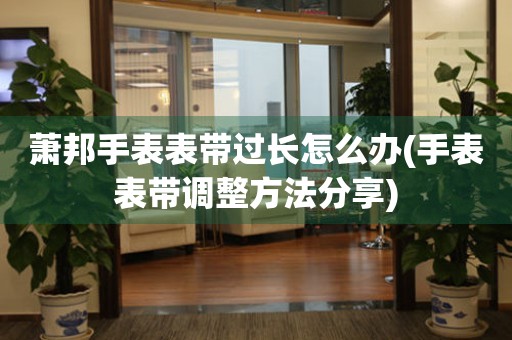  萧邦手表表带过长怎么办(手表表带调整方法分享) 手表维修知识库