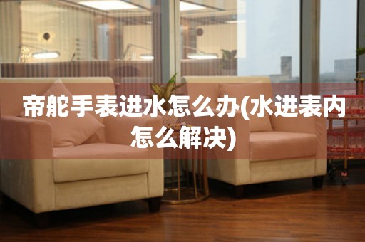  帝舵手表进水怎么办(水进表内怎么解决) 手表维修知识库