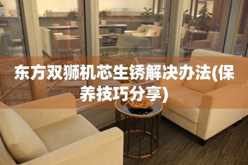 东方双狮机芯生锈解决办法(保养技巧分享) 手表维修知识库