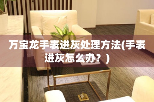  万宝龙手表进灰处理方法(手表进灰怎么办？) 手表维修知识库