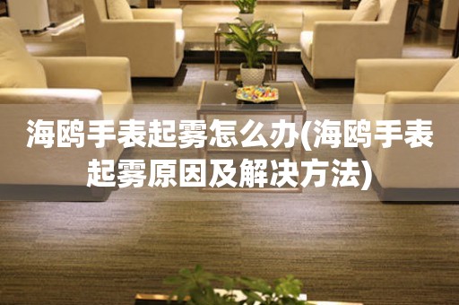  海鸥手表起雾怎么办(海鸥手表起雾原因及解决方法) 手表维修知识库