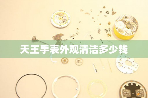 天王手表外观清洁多少钱 手表维修知识库