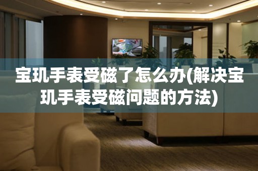  宝玑手表受磁了怎么办(解决宝玑手表受磁问题的方法) 手表维修知识库