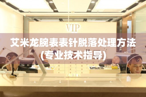  艾米龙腕表表针脱落处理方法(专业技术指导) 手表维修知识库