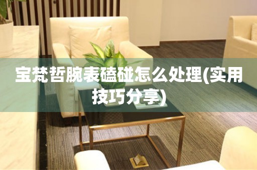  宝梵哲腕表磕碰怎么处理(实用技巧分享) 手表维修知识库