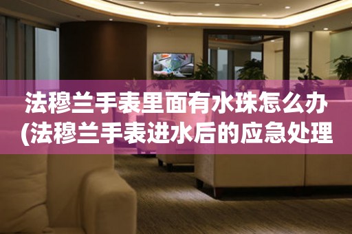  法穆兰手表里面有水珠怎么办(法穆兰手表进水后的应急处理方法) 手表维修知识库