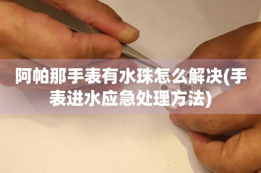  阿帕那手表有水珠怎么解决(手表进水应急处理方法) 手表维修知识库
