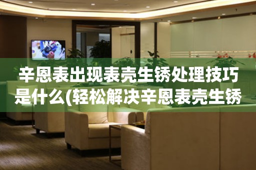  辛恩表出现表壳生锈处理技巧是什么(轻松解决辛恩表壳生锈的小窍门) 手表维修知识库
