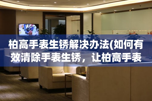 柏高手表生锈解决办法(如何有效清除手表生锈，让柏高手表焕然一新)