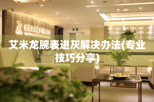  艾米龙腕表进灰解决办法(专业技巧分享) 手表维修知识库