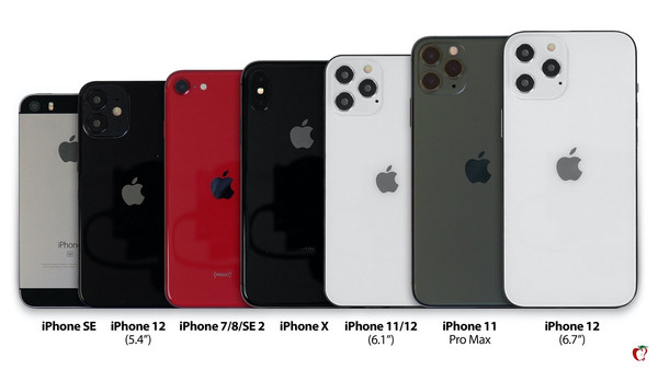 iPhone  12的尺寸是不是比iPhone  SE还要小？  第1张