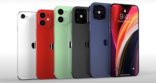 2021年买手机推荐-IPhone  12系列新渲染曝光刘海更小，相机功能更强。  第1张