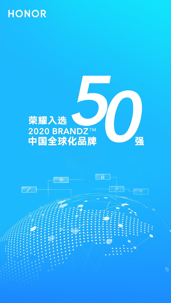 2020 BrandZ中国全球品牌50强榜单出炉：荣耀榜。  第1张
